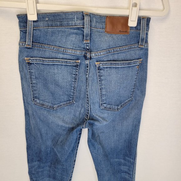 Madewell Women's Size 26 Jeans Raw Hem High Rise Distressed - Picture 4 of 9